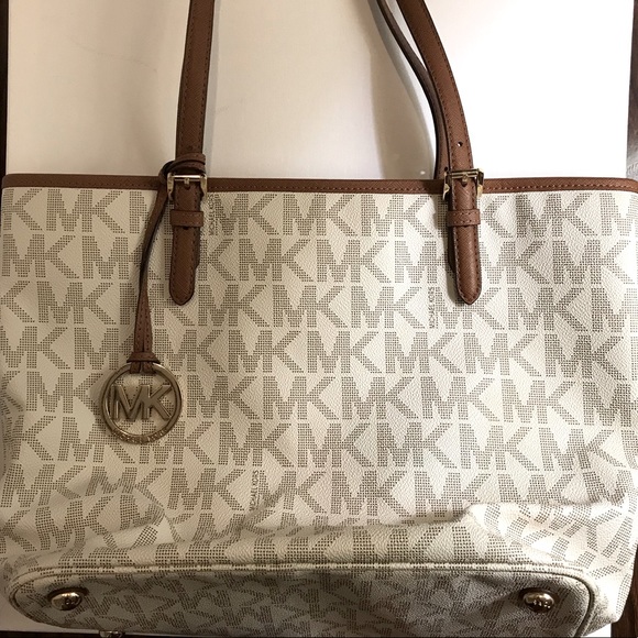 Authentic Michael Kors Jet Set Logo Tote